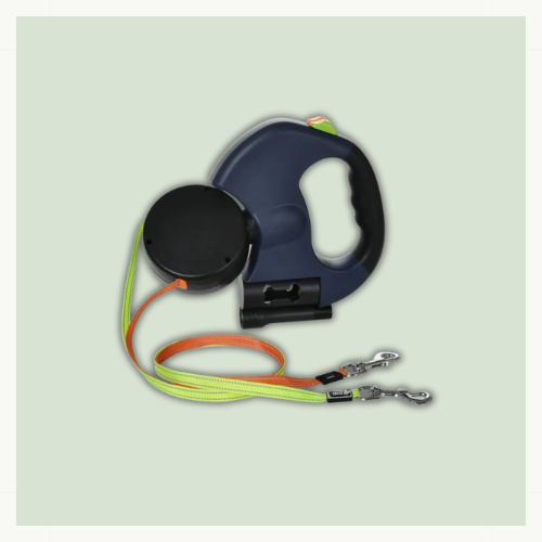 Dubbele Hondenriem met Zaklamp